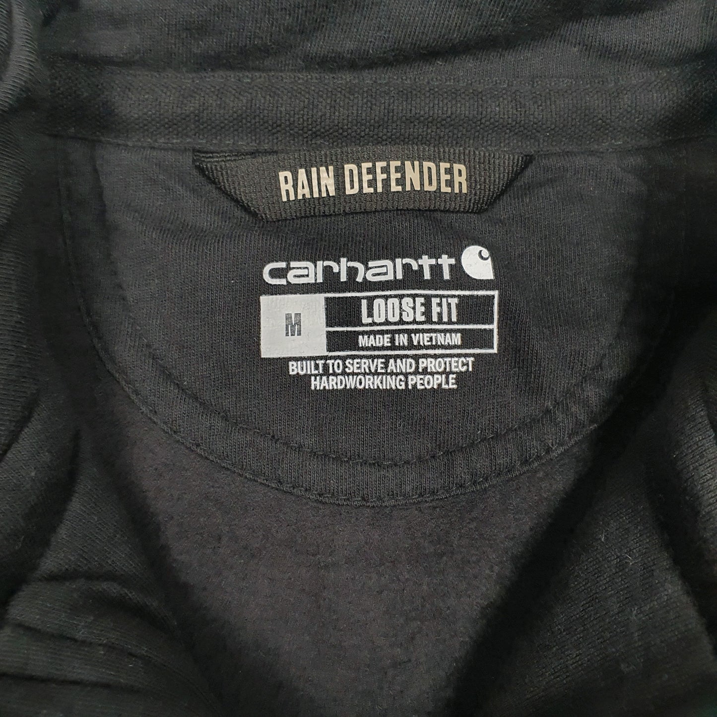 Mens Black Carhartt  Hoodie Jumper