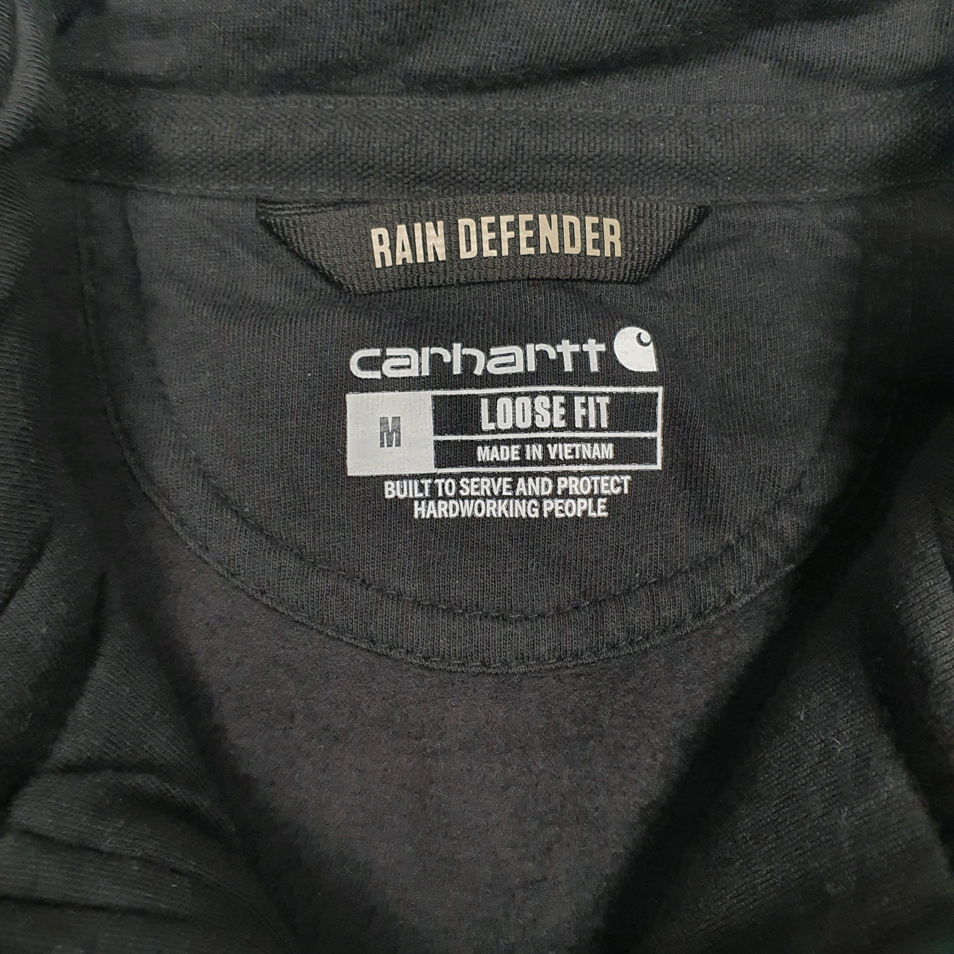 Mens Black Carhartt  Hoodie Jumper