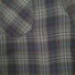 Mens Grey The North Face Plaid Insulated Full Zip Coat