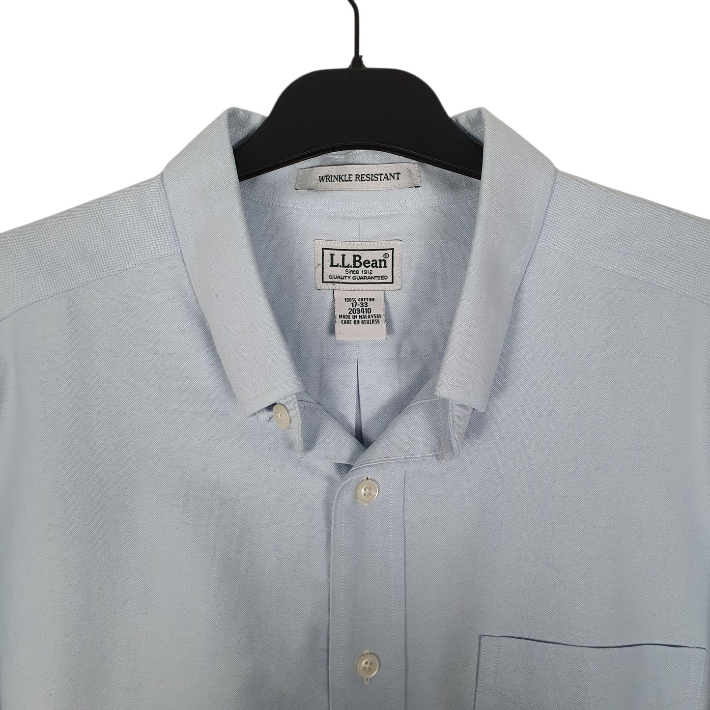 Mens Blue L.L.Bean   Shirt