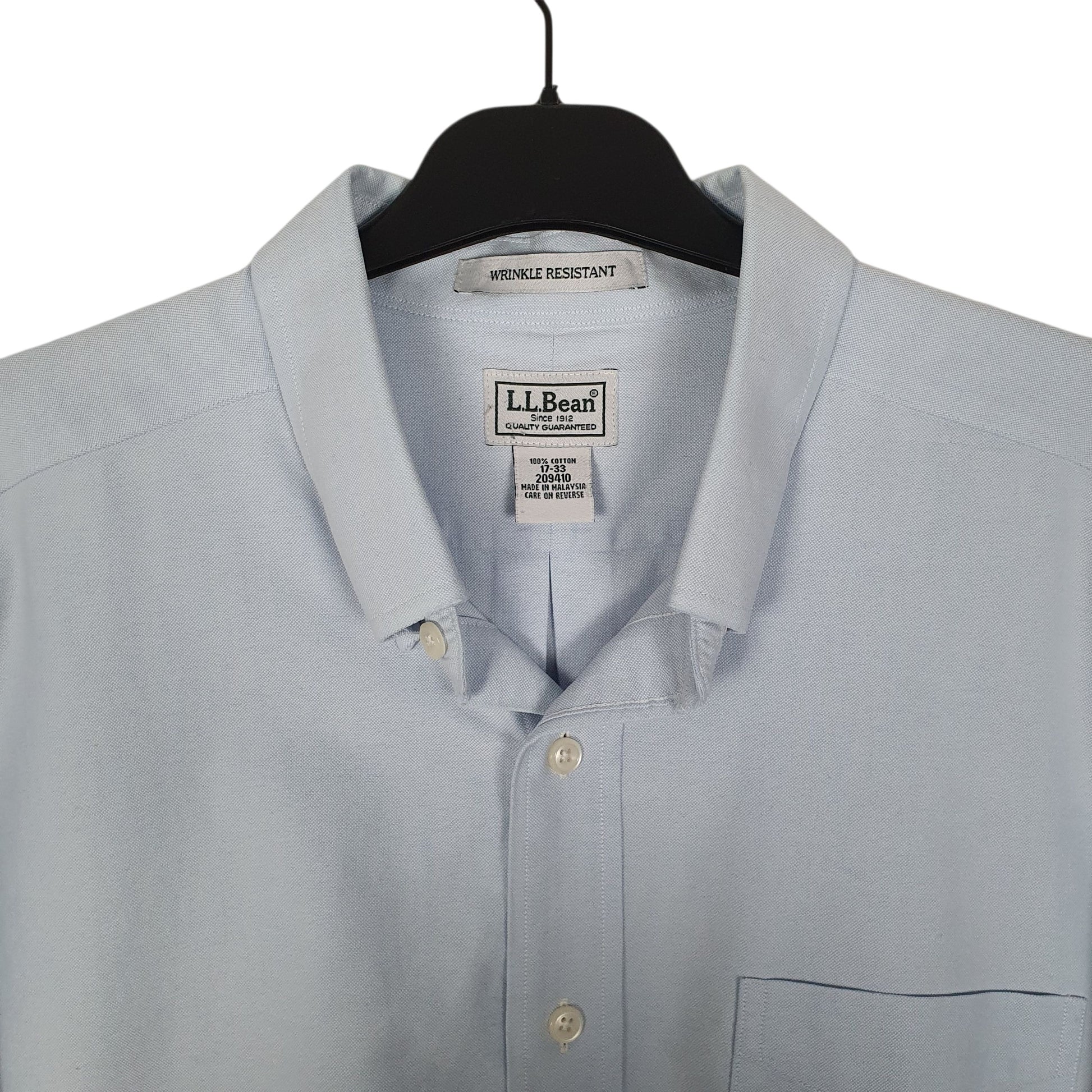 Mens Blue L.L.Bean   Shirt