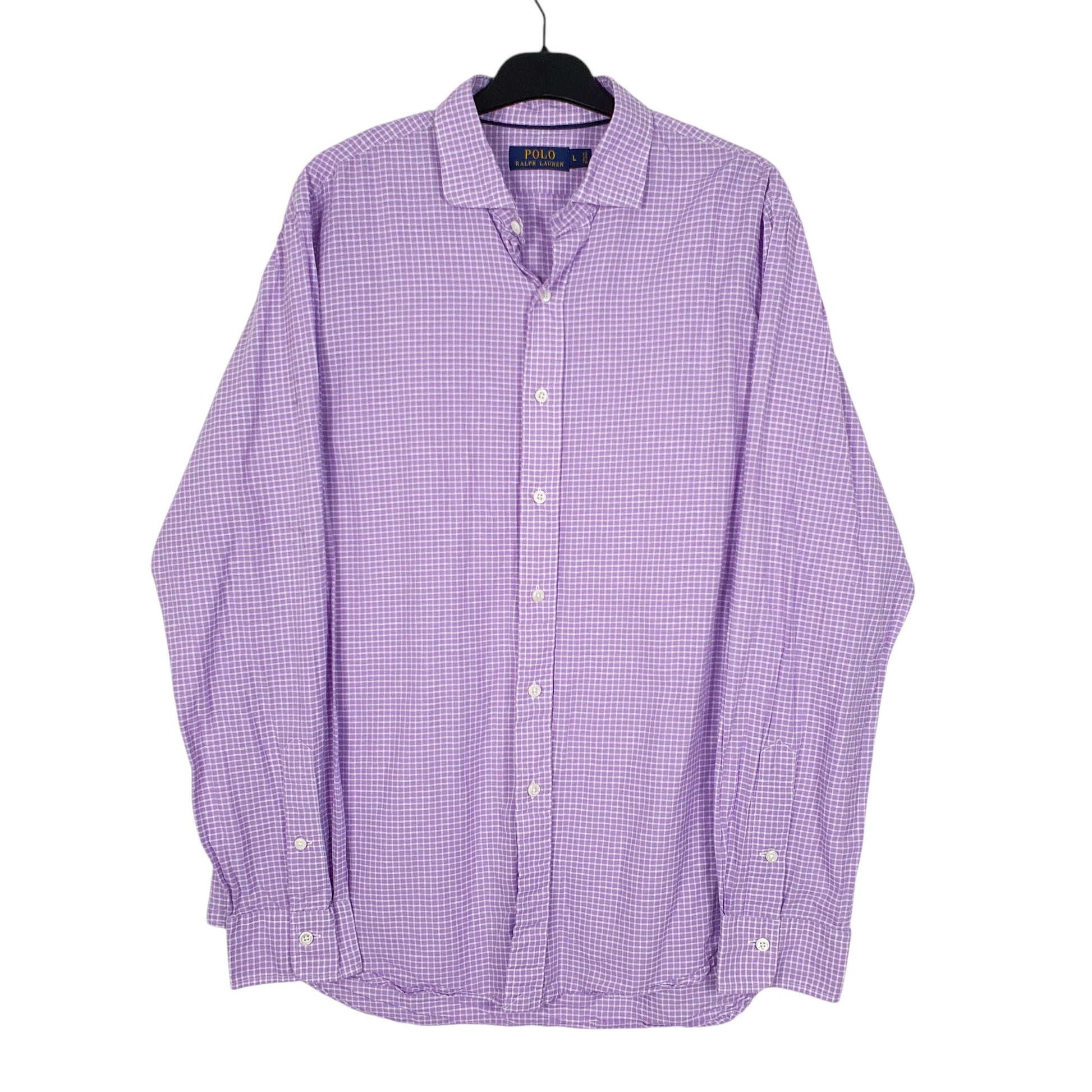 Mens Purple Polo Ralph Lauren  Long Sleeve Shirt