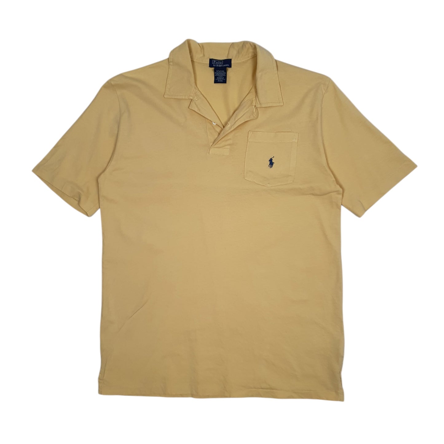 Mens Yellow Polo Ralph Lauren  Short Sleeve Polo Shirt