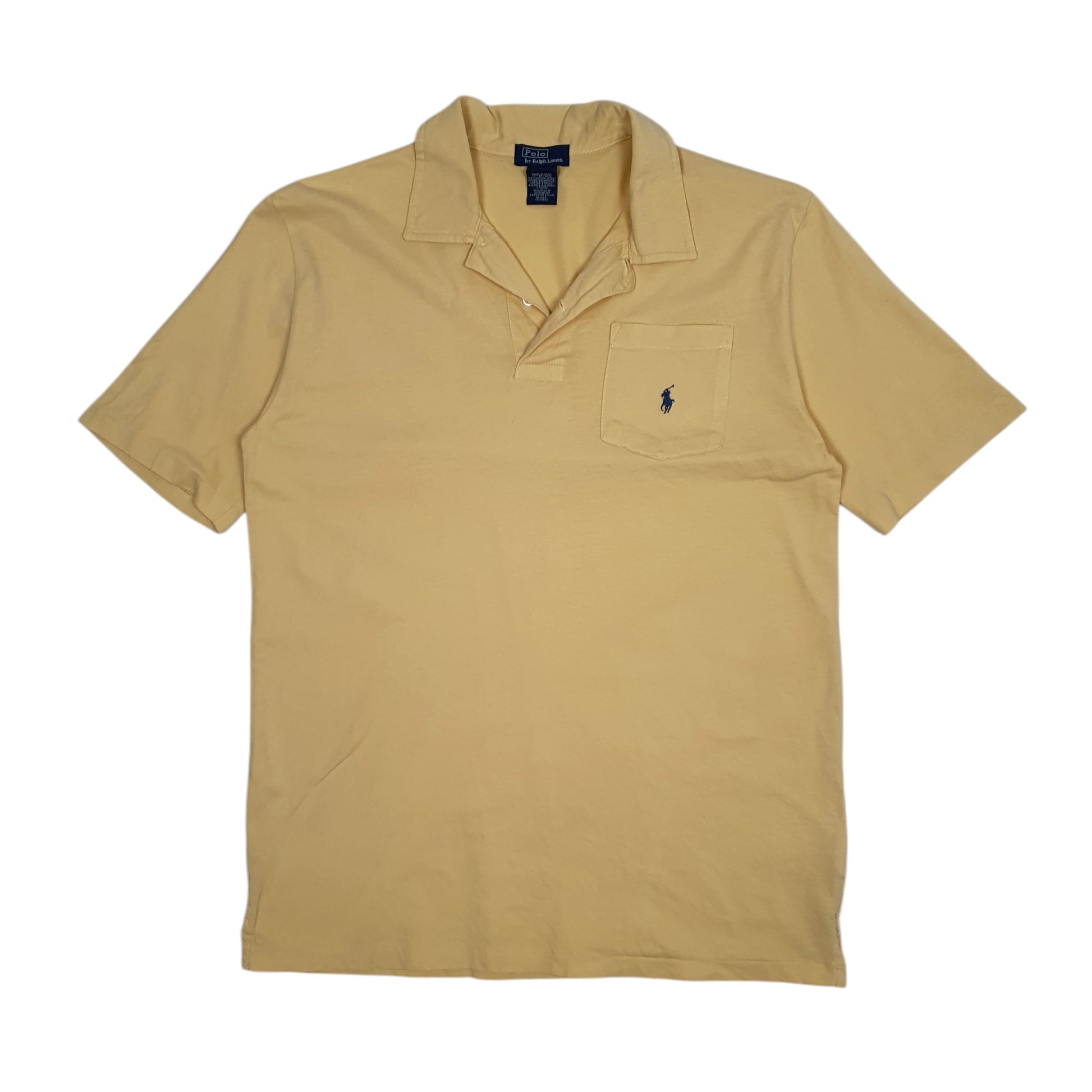 Mens Yellow Polo Ralph Lauren  Short Sleeve Polo Shirt