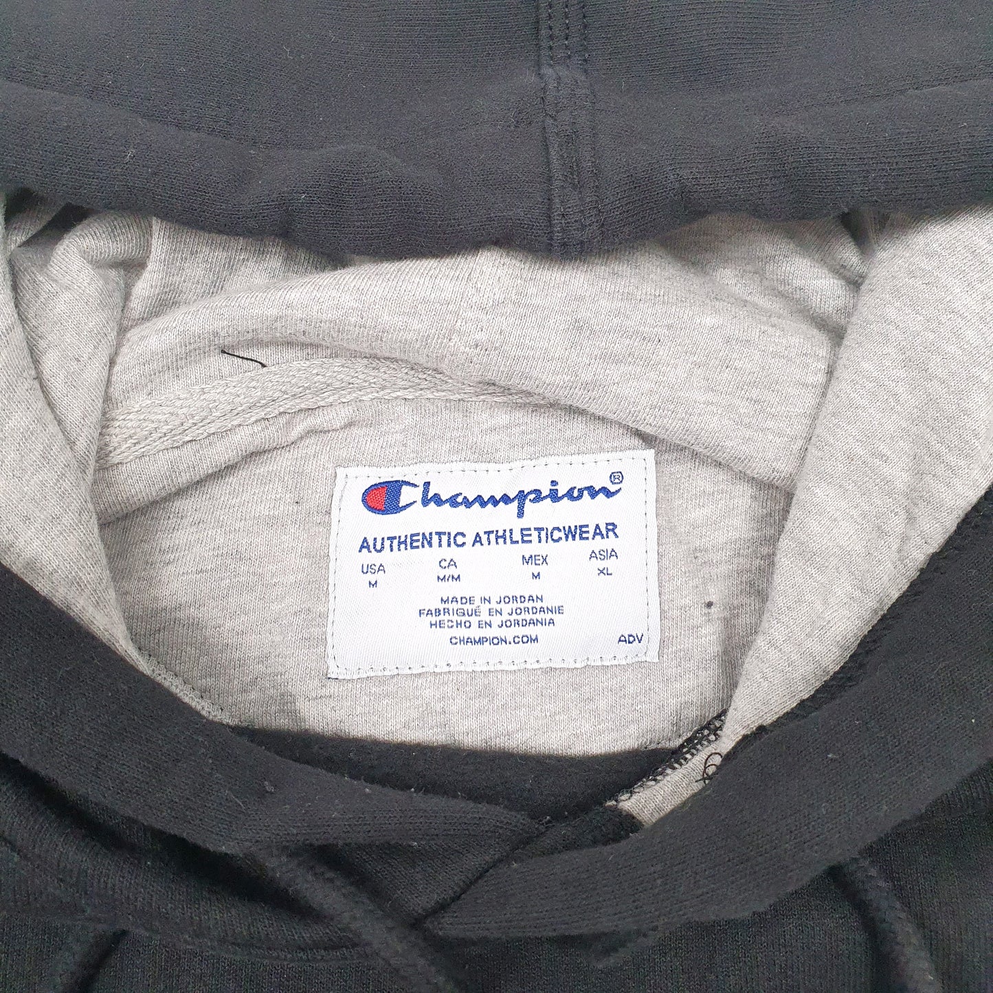 Mens Black Champion  Hoodie Jumper