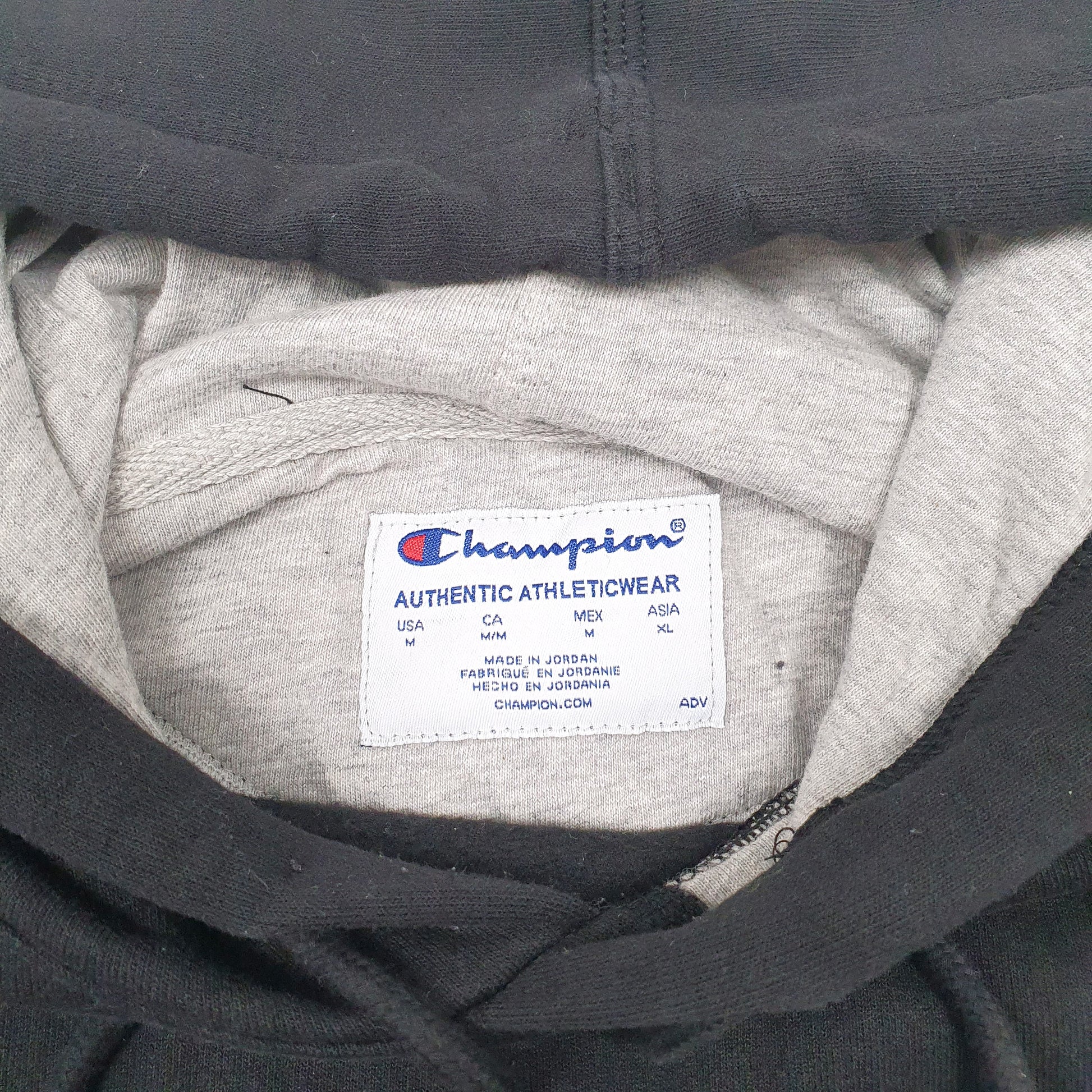 Mens Black Champion  Hoodie Jumper