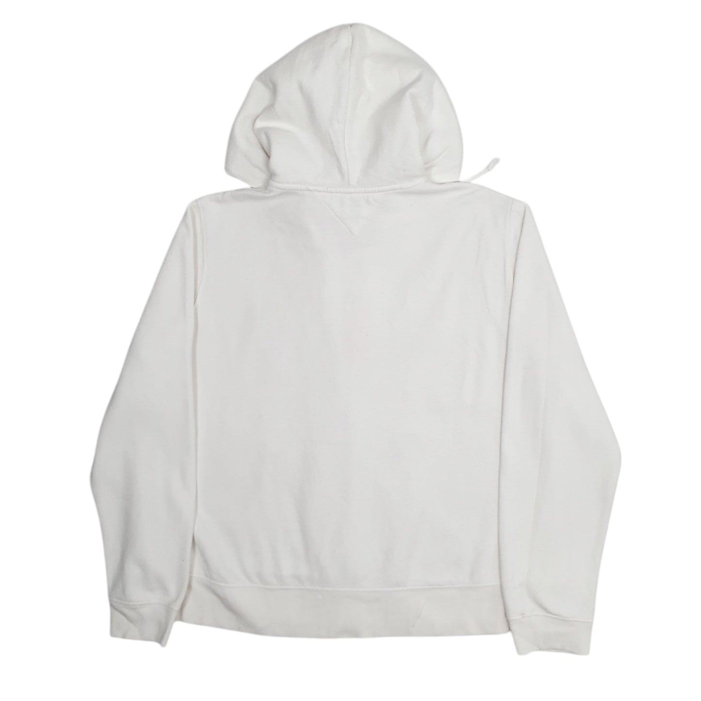 Womens White Tommy Hilfiger Spellout Full Zip Jumper