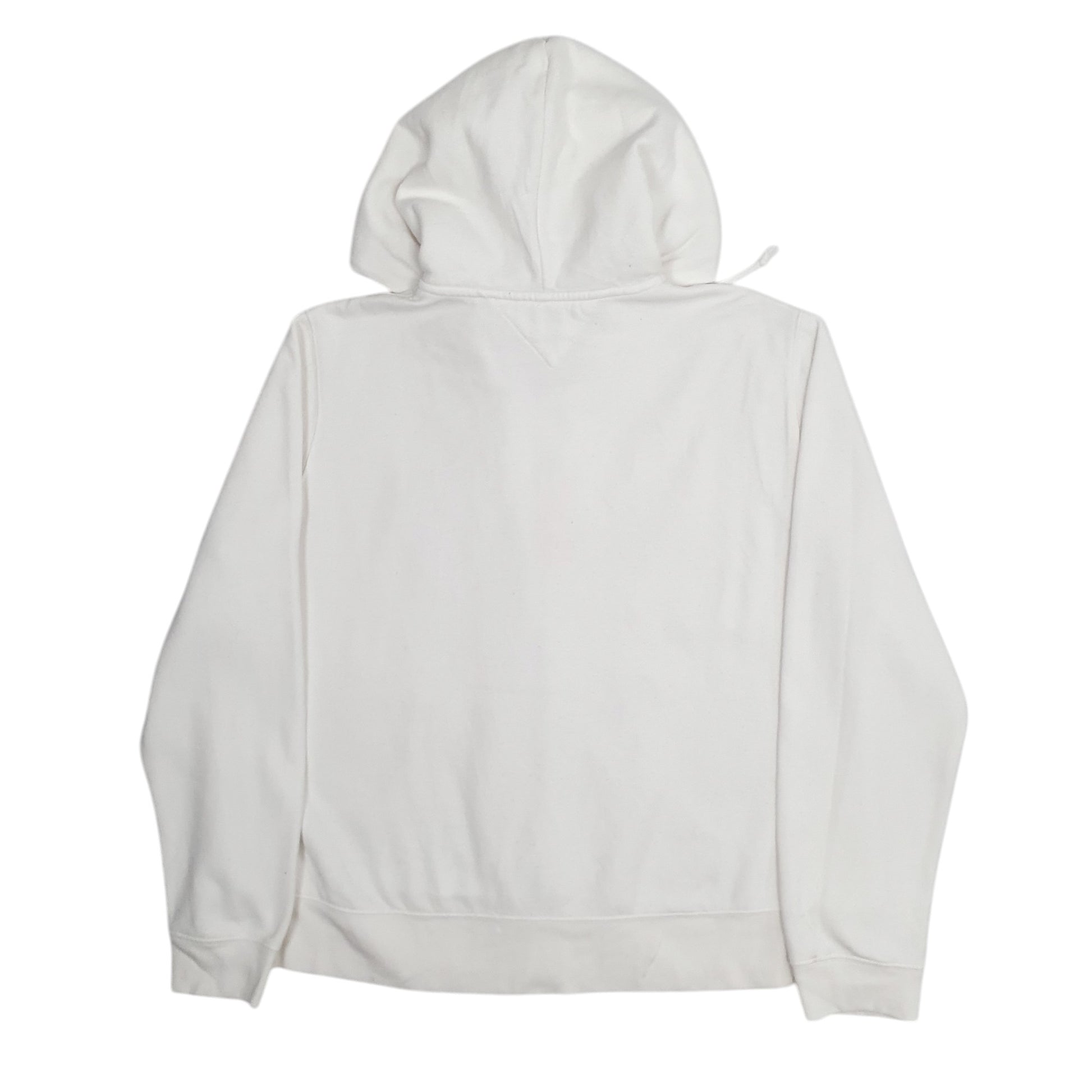 Womens White Tommy Hilfiger Spellout Full Zip Jumper