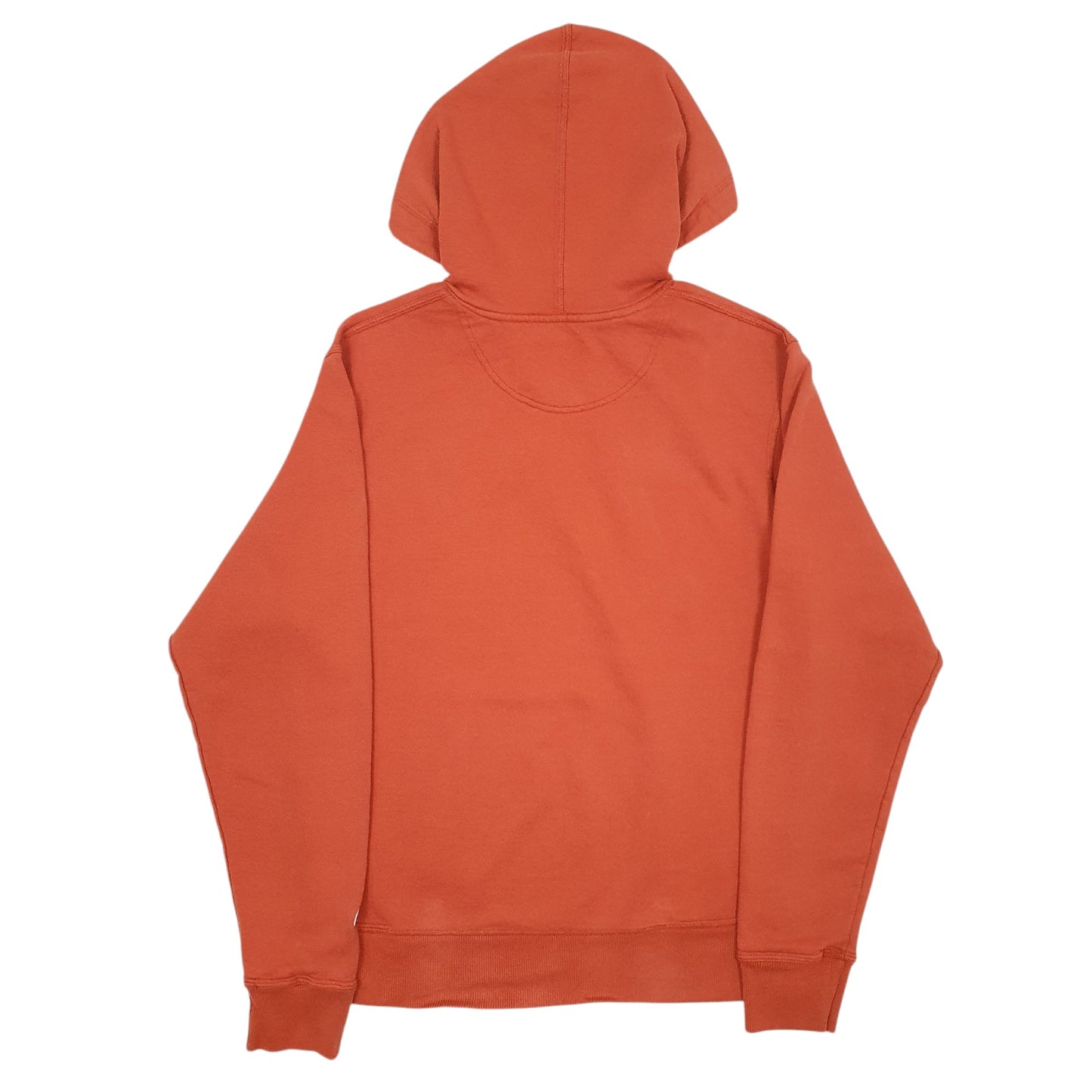 Mens Orange Champion Spellout Hoodie Jumper