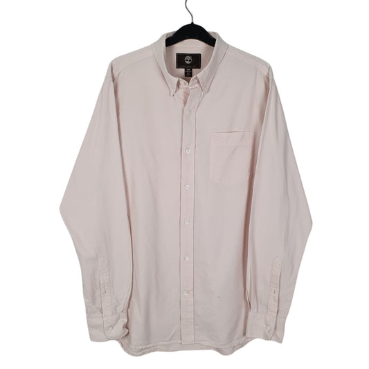 Mens Pink Timberland  Long Sleeve Shirt