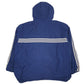 Mens Navy Adidas Vintage 90s Reversible Quarter Zip Coat