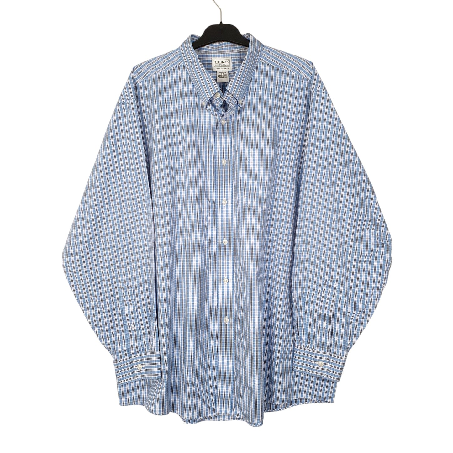 Mens Blue L.L.Bean  Long Sleeve Shirt