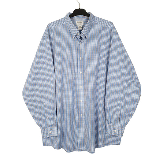 Mens Blue L.L.Bean  Long Sleeve Shirt