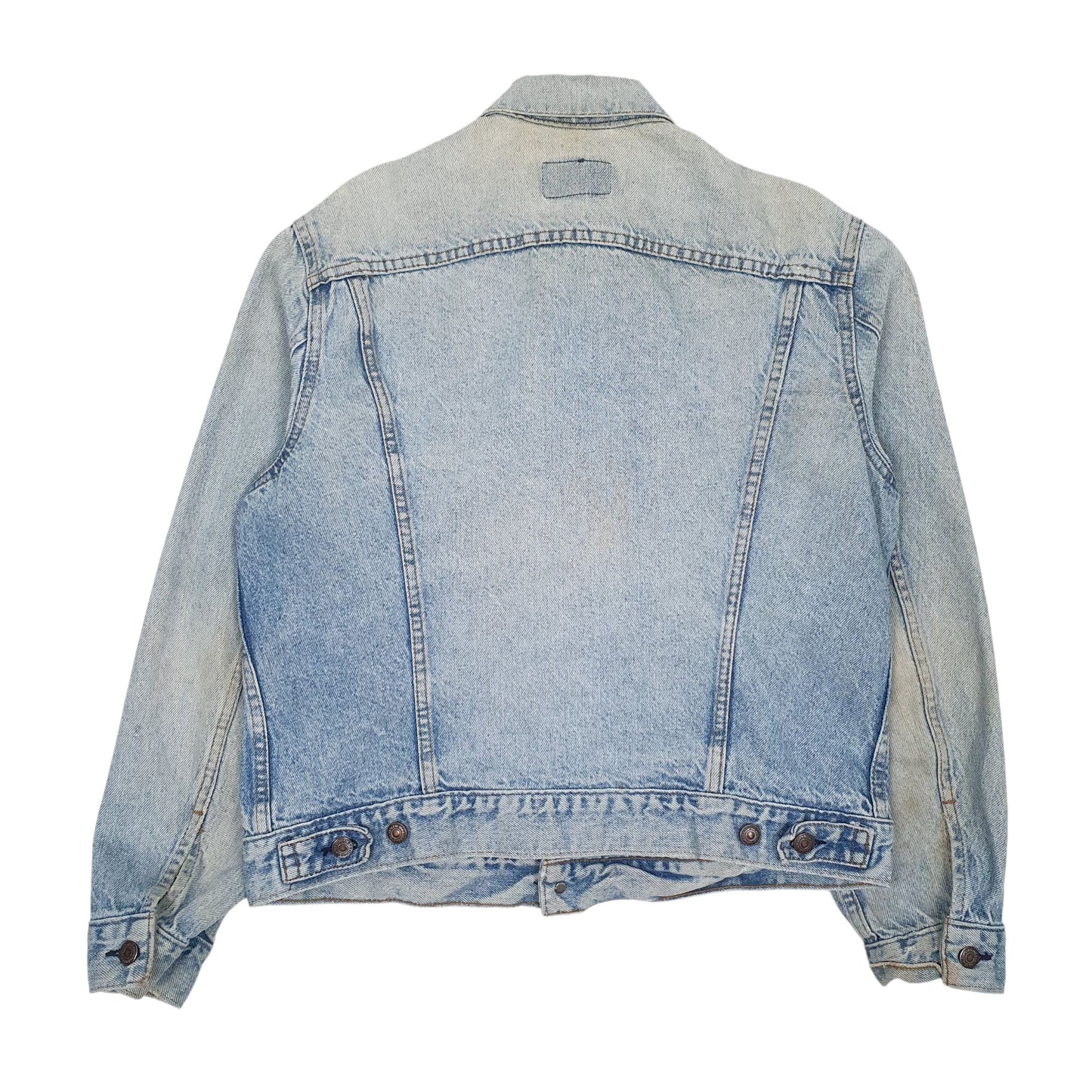 Mens Blue Levis Vintage 90s Made In USA. V Neck Coat