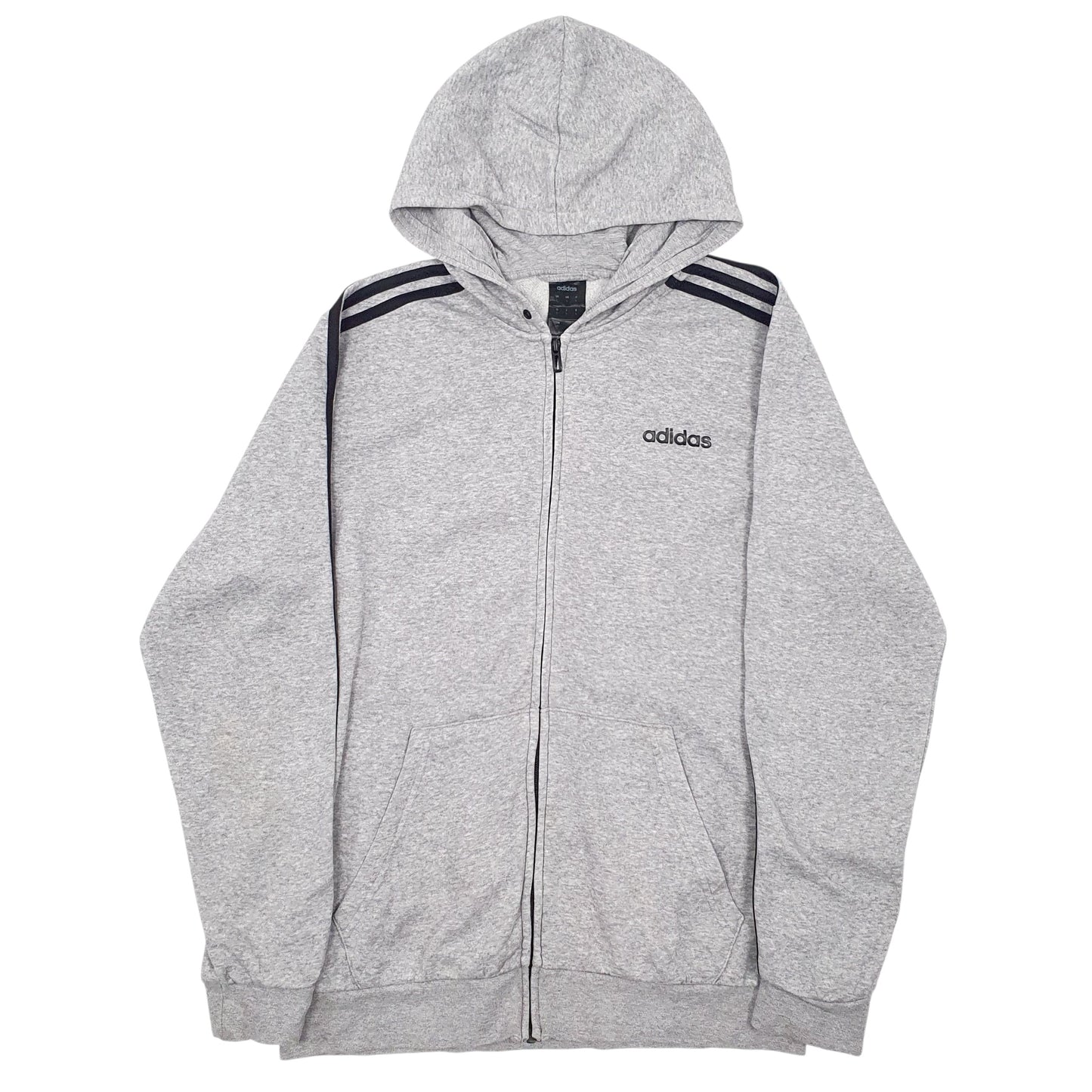Mens Grey Adidas  Full Zip Jumper