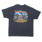 Mens Black Harley Davidson Vintage 90s Made In USA Spellout  T Shirt