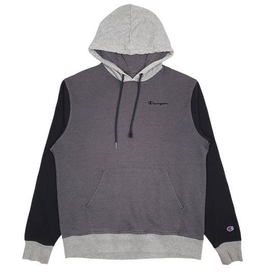 Mens Grey Champion  Hoodie Jumper