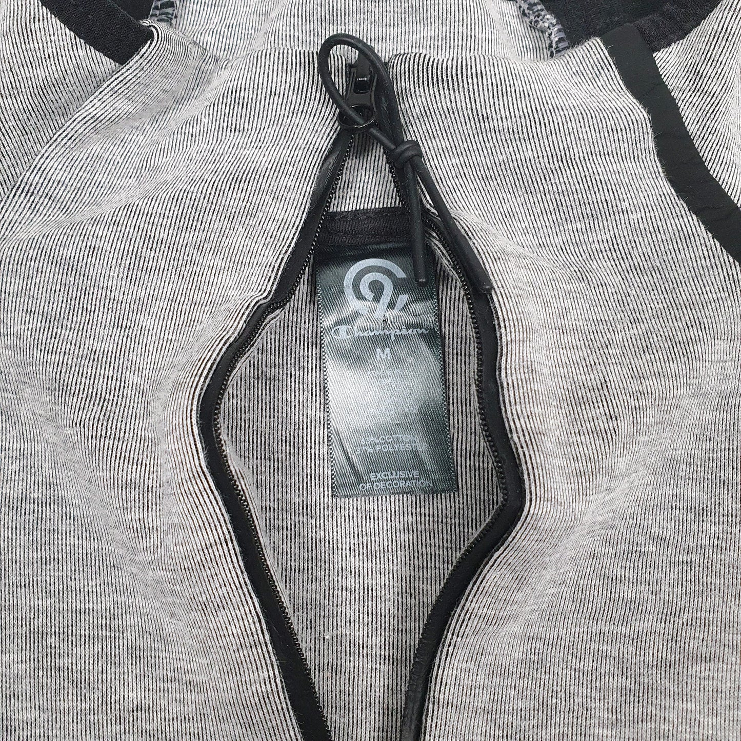 Womens Grey Champion  Quarter Zip Jumper