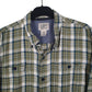 Mens Green L.L.Bean Thick Flannel  Shirt