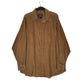 Mens Brown Woolrich Corduroy Long Sleeve Shirt