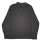 Mens Grey Polo Ralph Lauren  Long Sleeve Polo Shirt