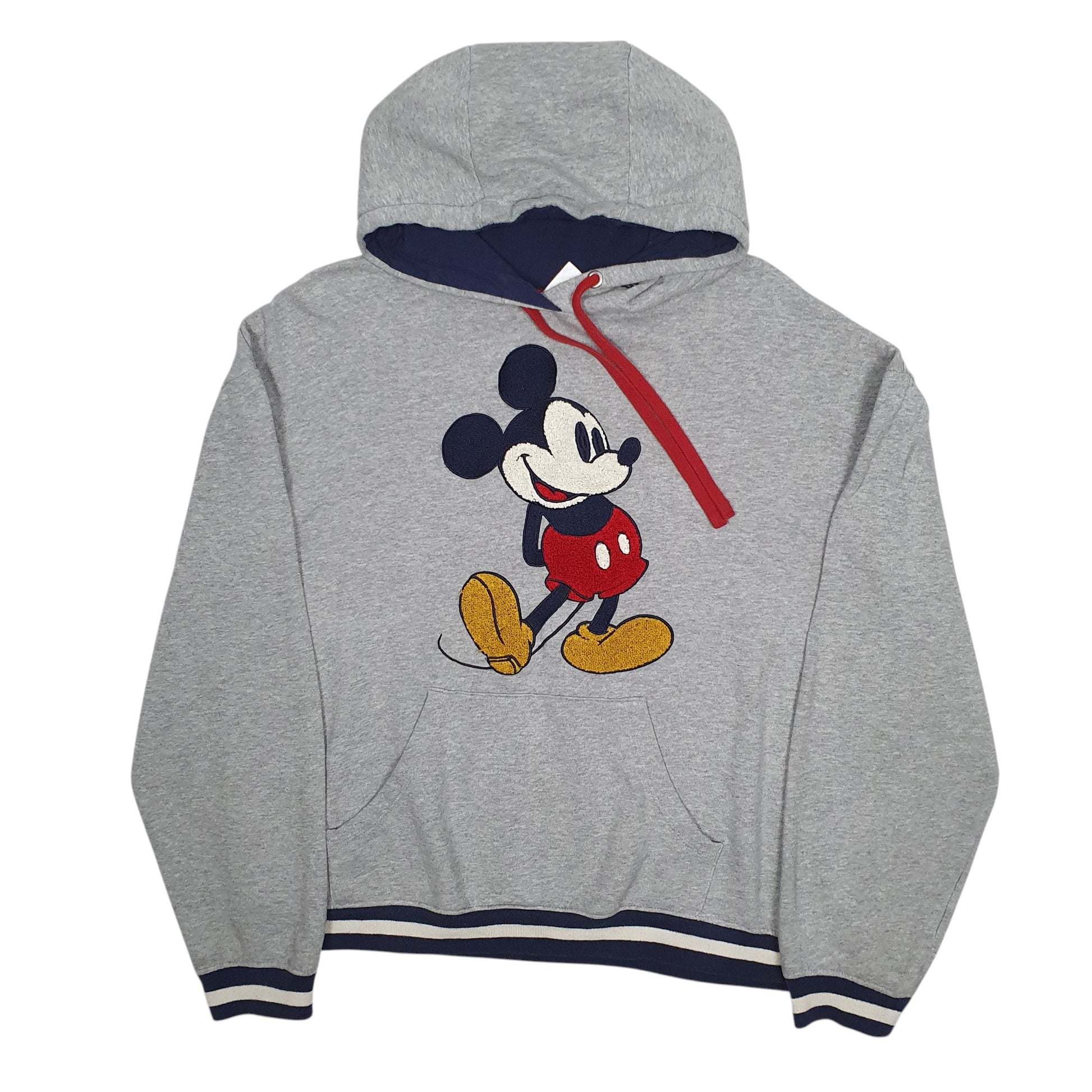 Womens Grey Disney Mickey Mouse Hoodie Jumper
