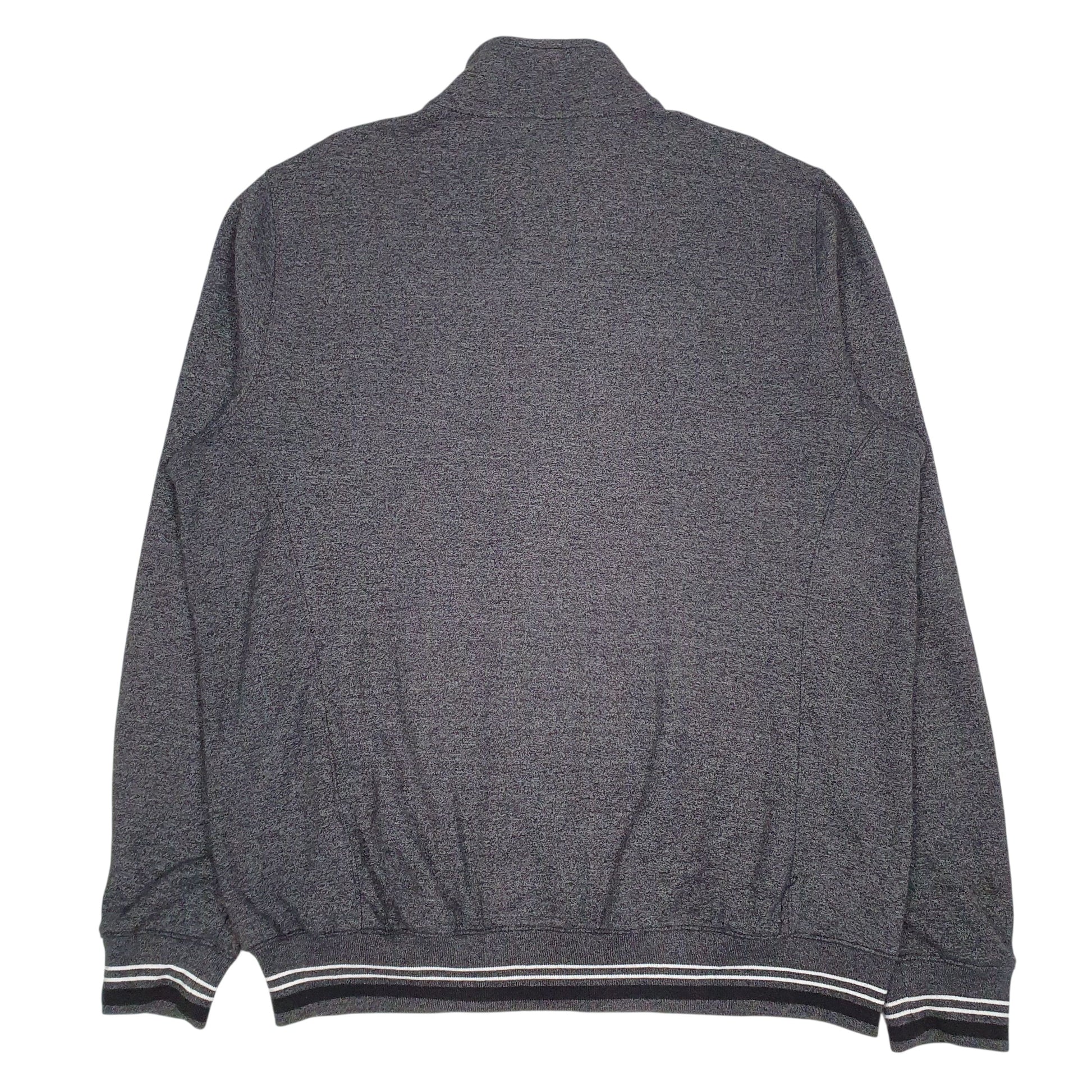 Mens Grey Fila  Full Zip Jumper