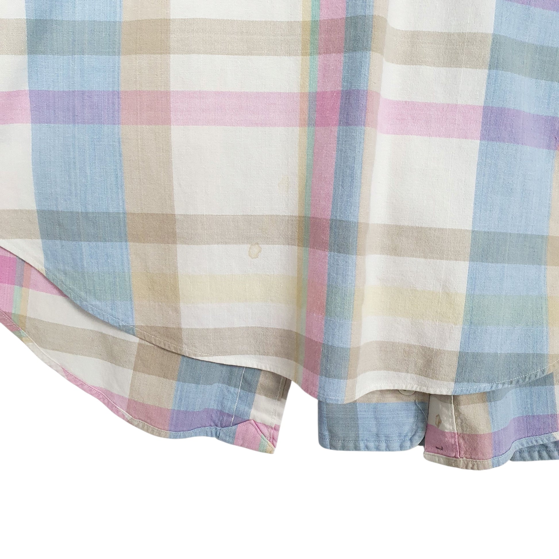 Mens Cream Ralph Lauren Vintage 90s  Shirt