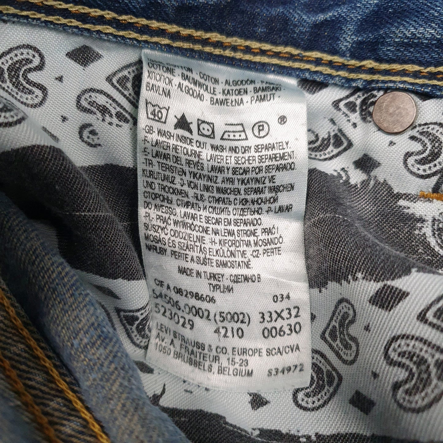 Mens Blue Levis   Jeans