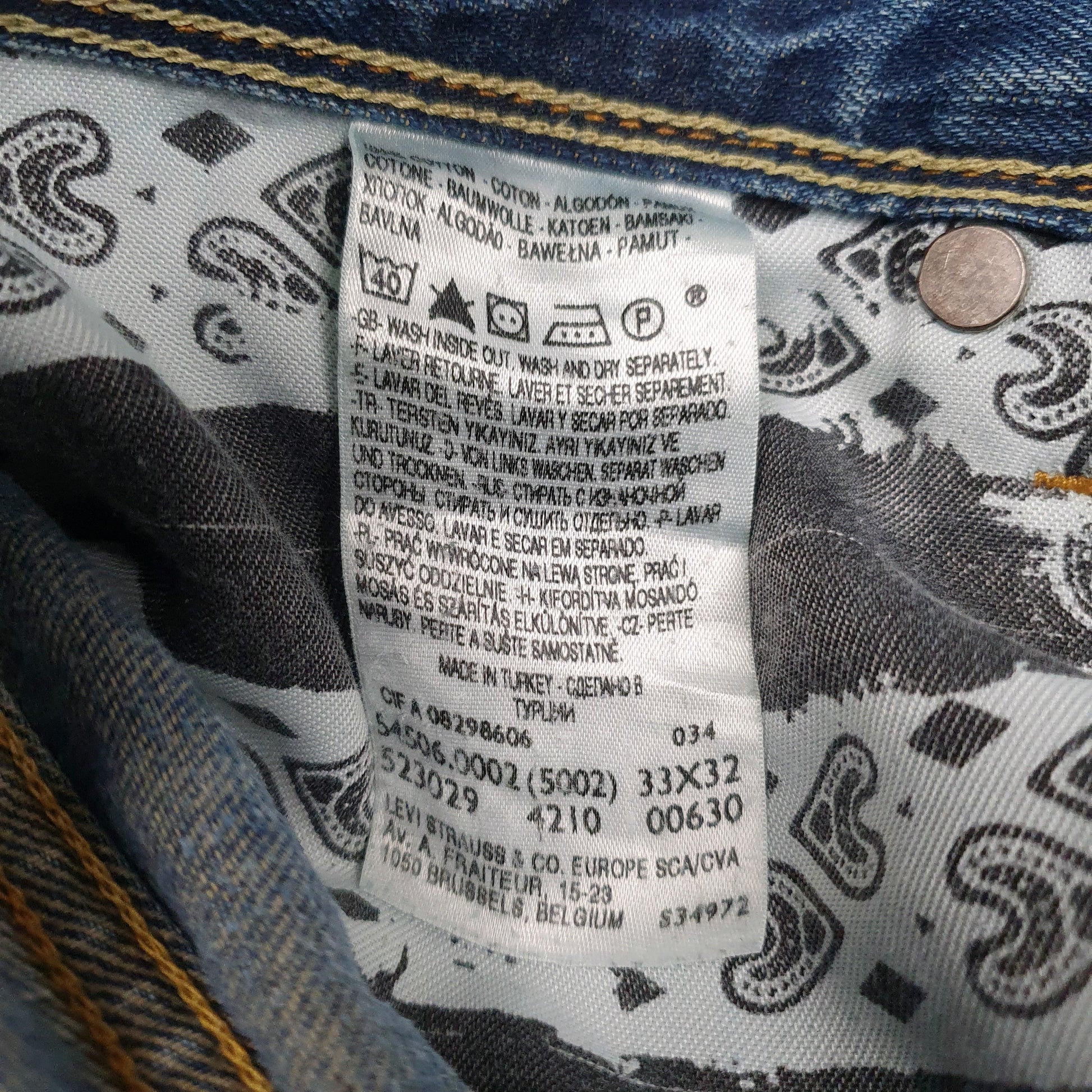 Mens Blue Levis   Jeans