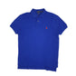 Mens Blue Polo Ralph Lauren Custom Fit Short Sleeve Polo Shirt