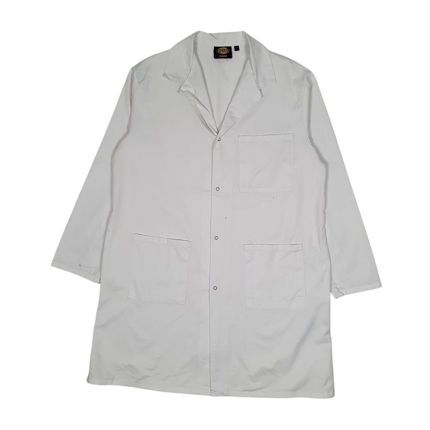 Mens White Dickies Redhawk Warehouse  Coat