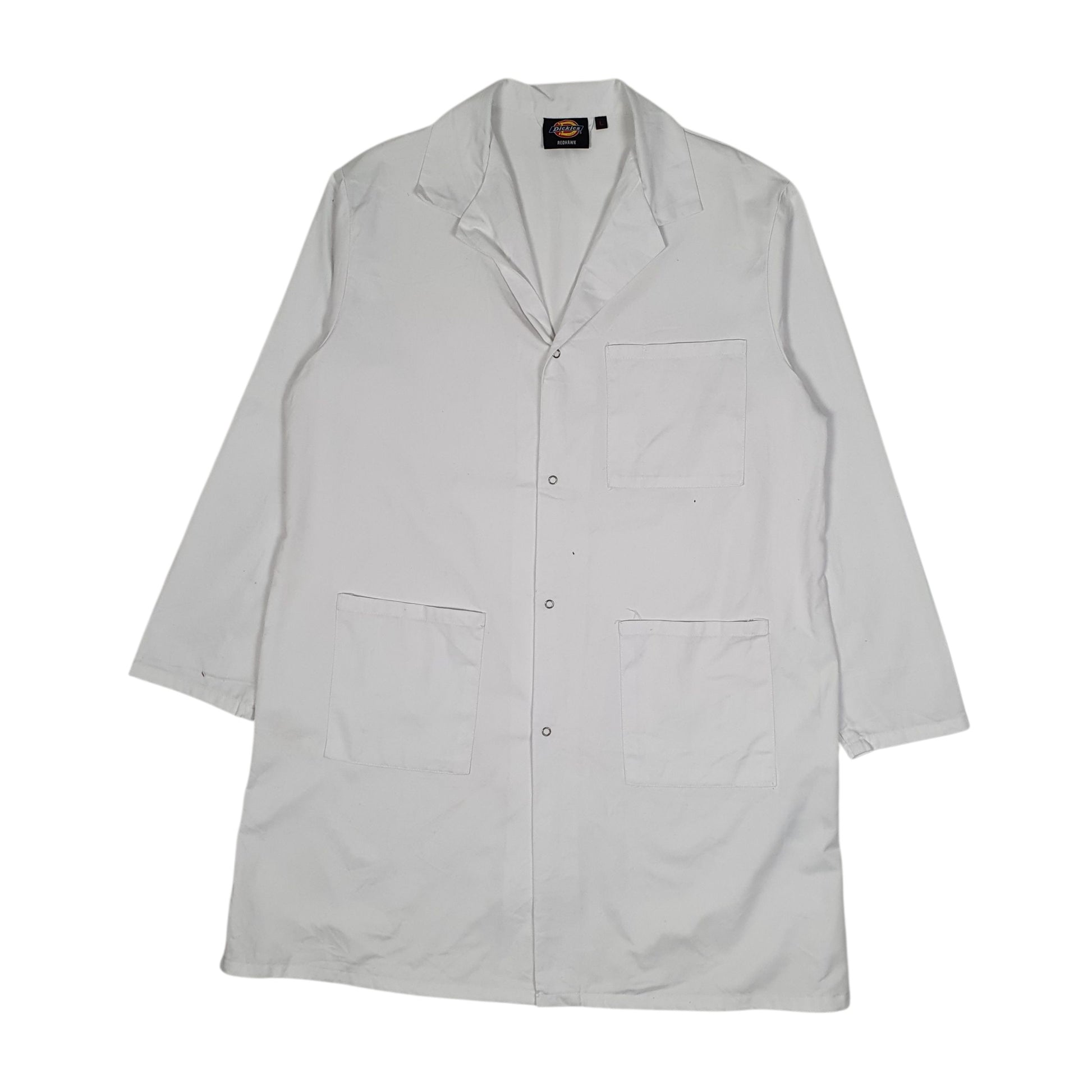 Mens White Dickies Redhawk Warehouse  Coat