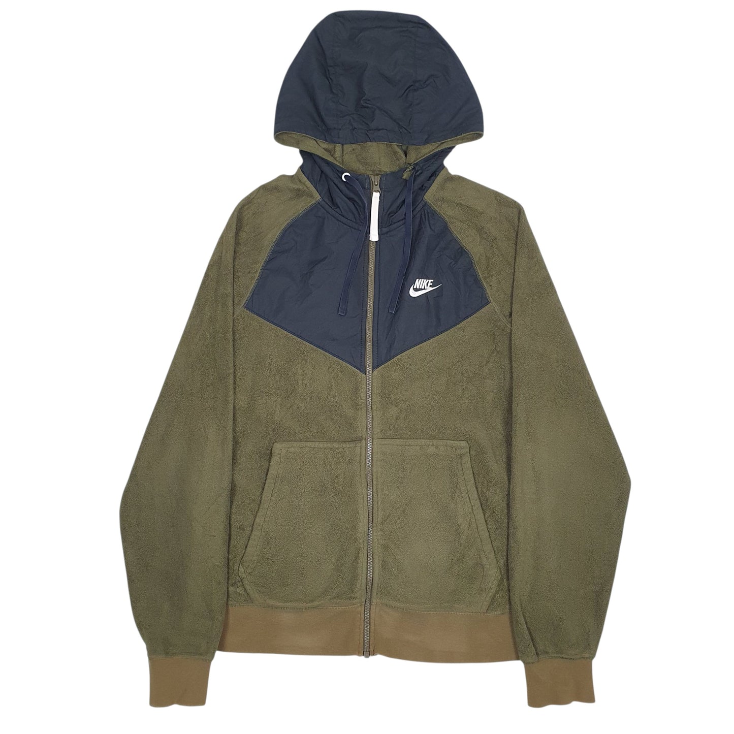 Mens Green Nike  Full Zip Jumper