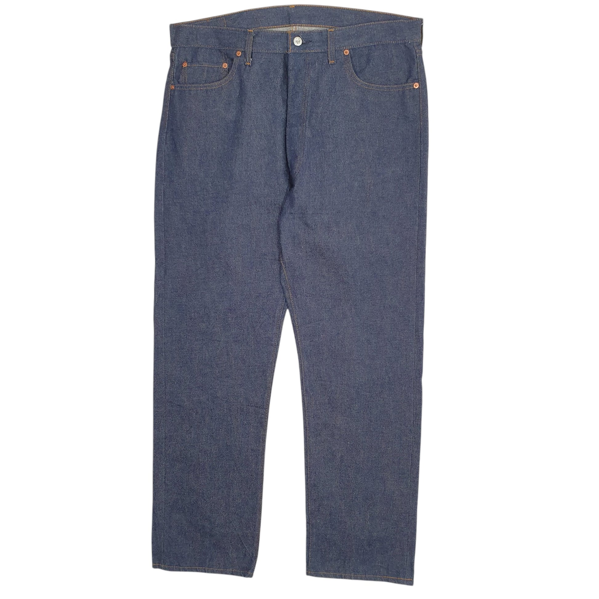 Mens Blue Levis Vintage 80s 1981 Unwashed 501 JeansW38 L32