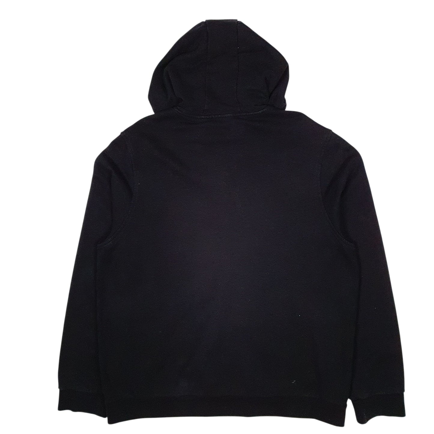 Mens Black Lacoste Hoodie Full Zip Jumper