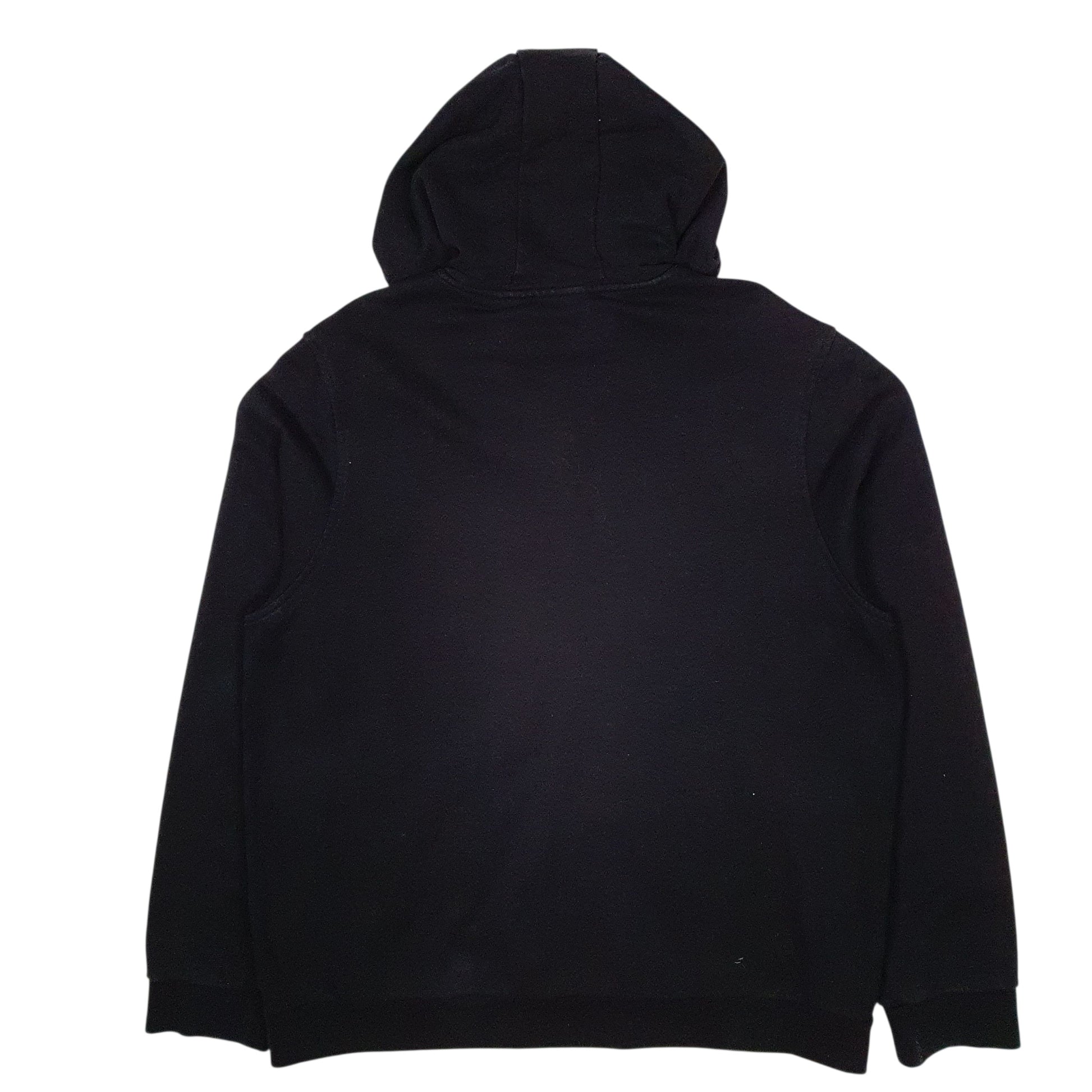 Mens Black Lacoste Hoodie Full Zip Jumper