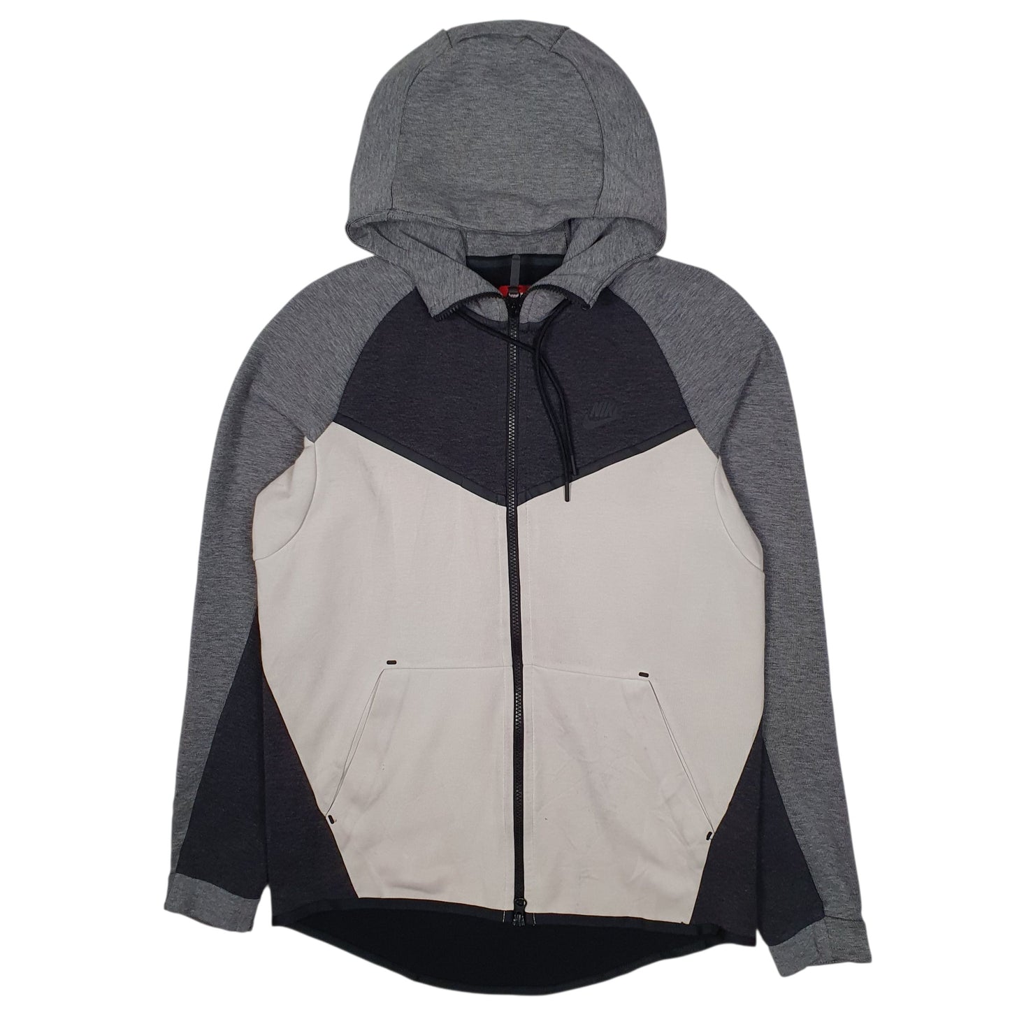 Mens Grey Nike Tech Hoodie Full Zip Jumper