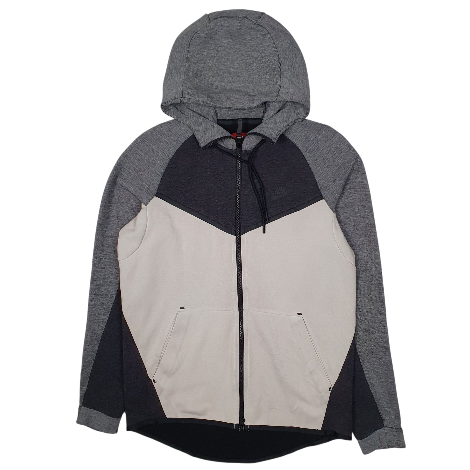 Mens Grey Nike Tech Hoodie Full Zip Jumper