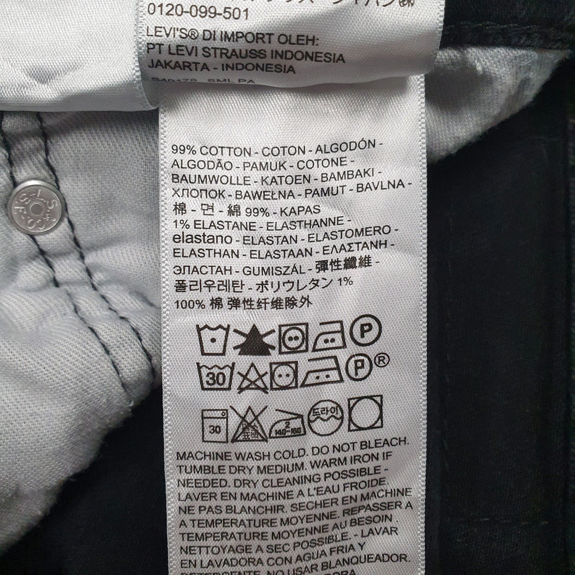 Mens Black Levis   Jeans