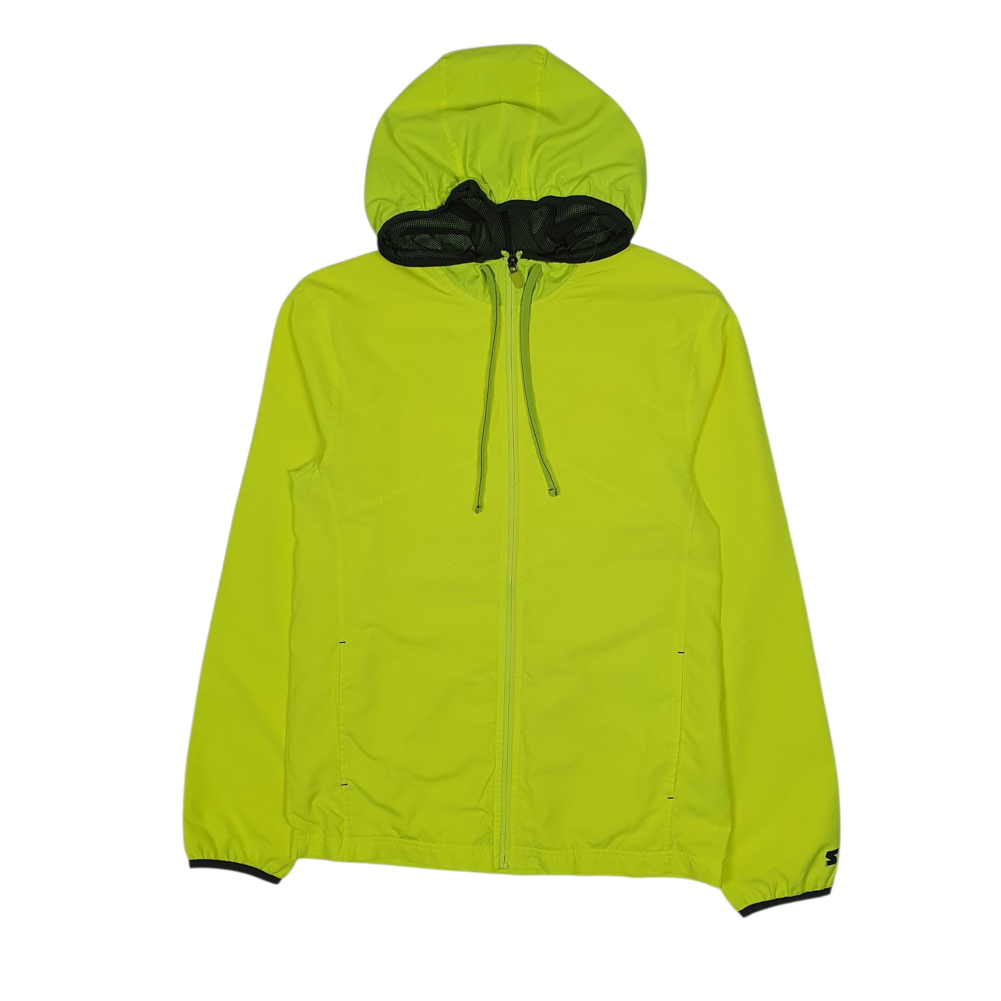 Mens Yellow Starter Hi Vis Running  Coat