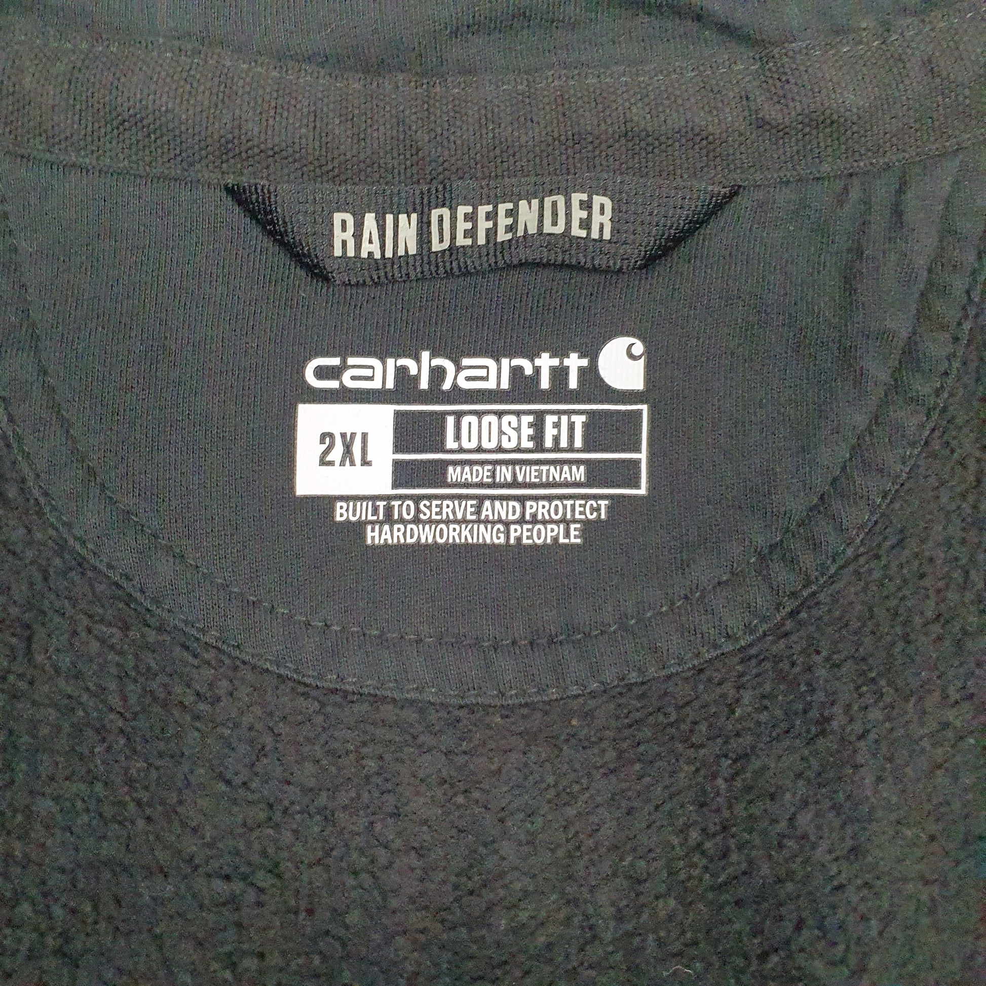 Mens Black Carhartt  Full Zip Jumper