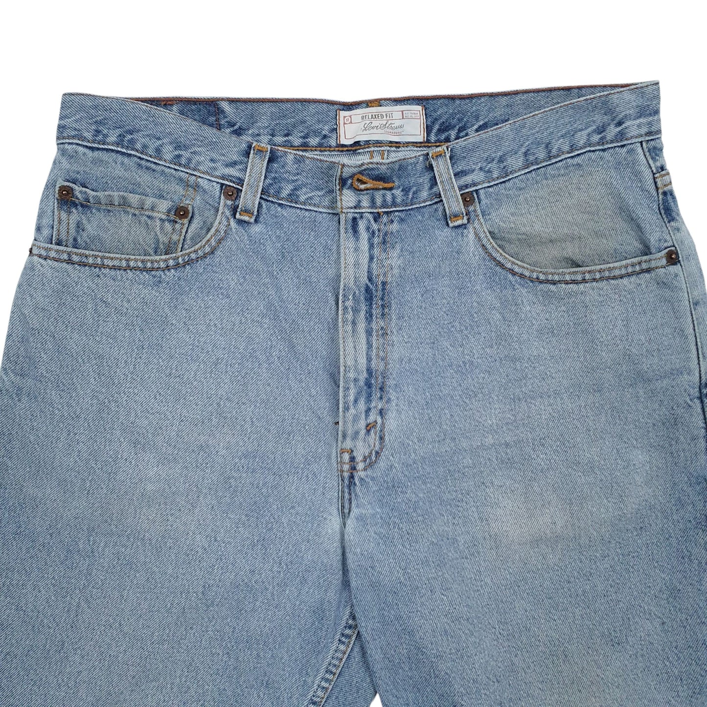 Mens Blue Levis Signature Relaxed Fit Hoodie Shorts