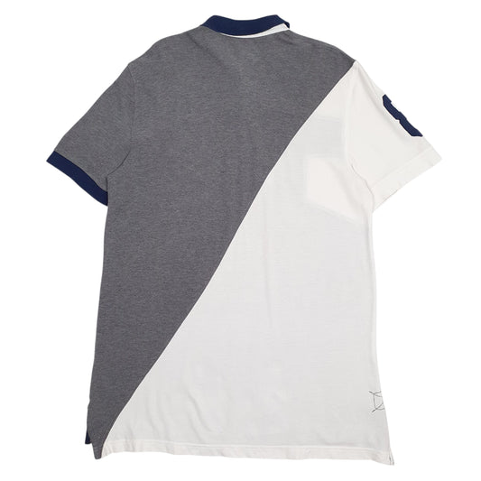 Mens Grey Tommy Hilfiger  Hoodie Polo Shirt