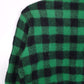 Mens Green Woolrich Thick Plaid Mackinaw Vintage 1980s  Shirt