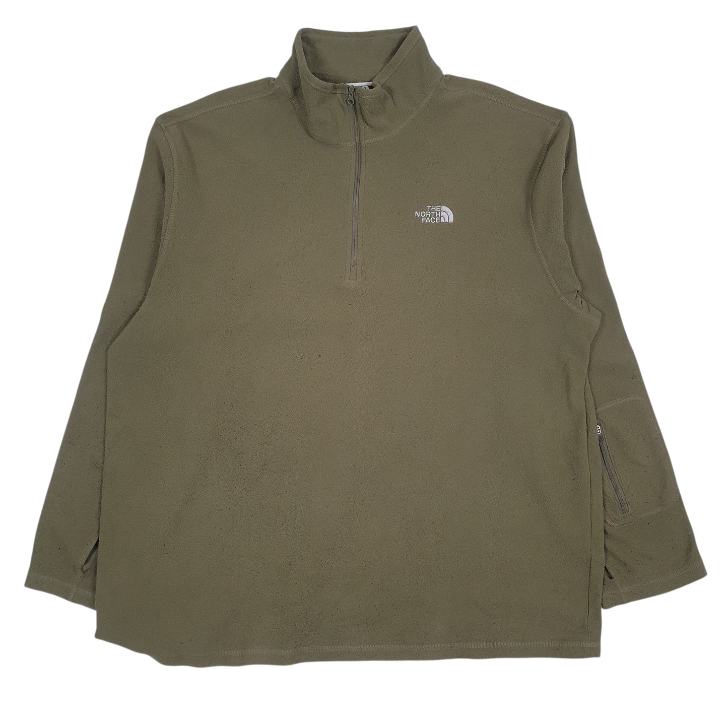 Mens Green The North Face  Quarter Zip Jumper