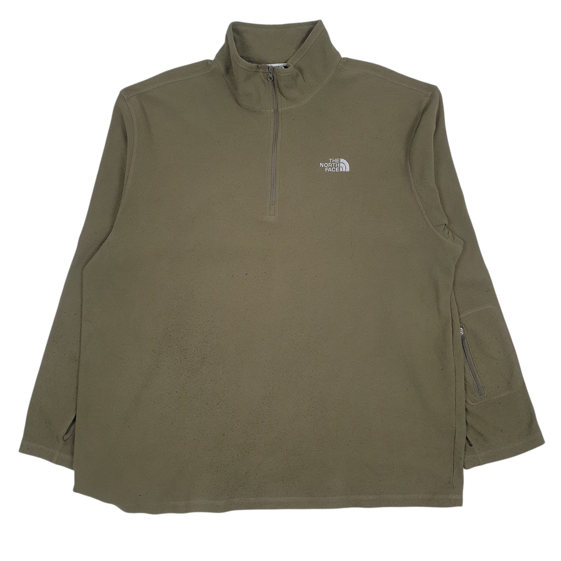 Mens Green The North Face  Quarter Zip Jumper