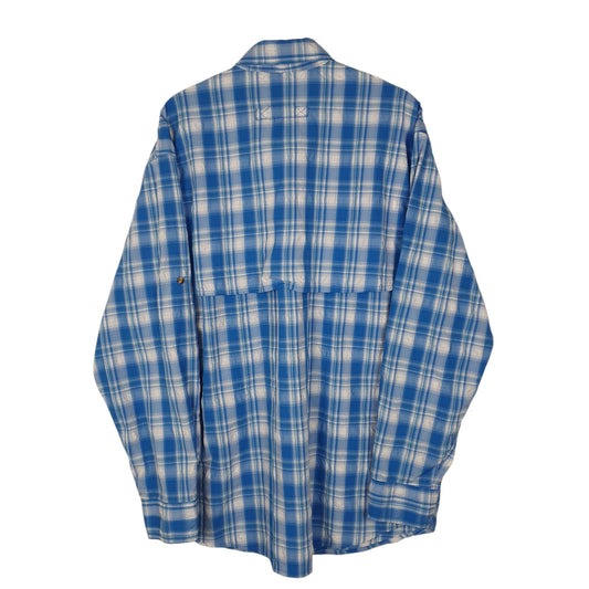 Mens Blue L.L.Bean Walking Hiking  Shirt