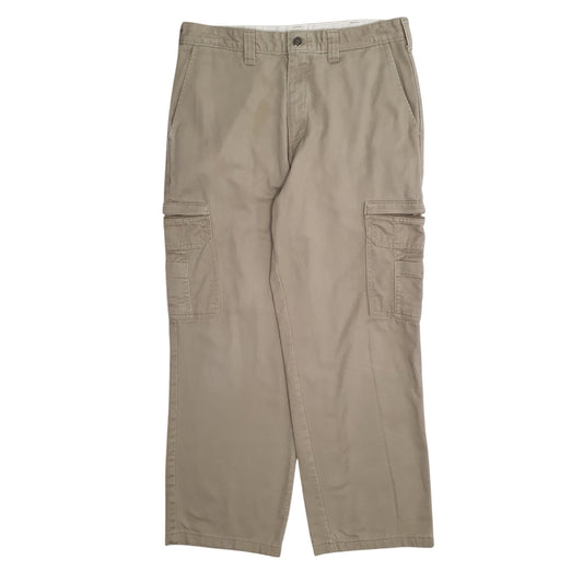 Mens Beige Dickies  Cargo Trousers
