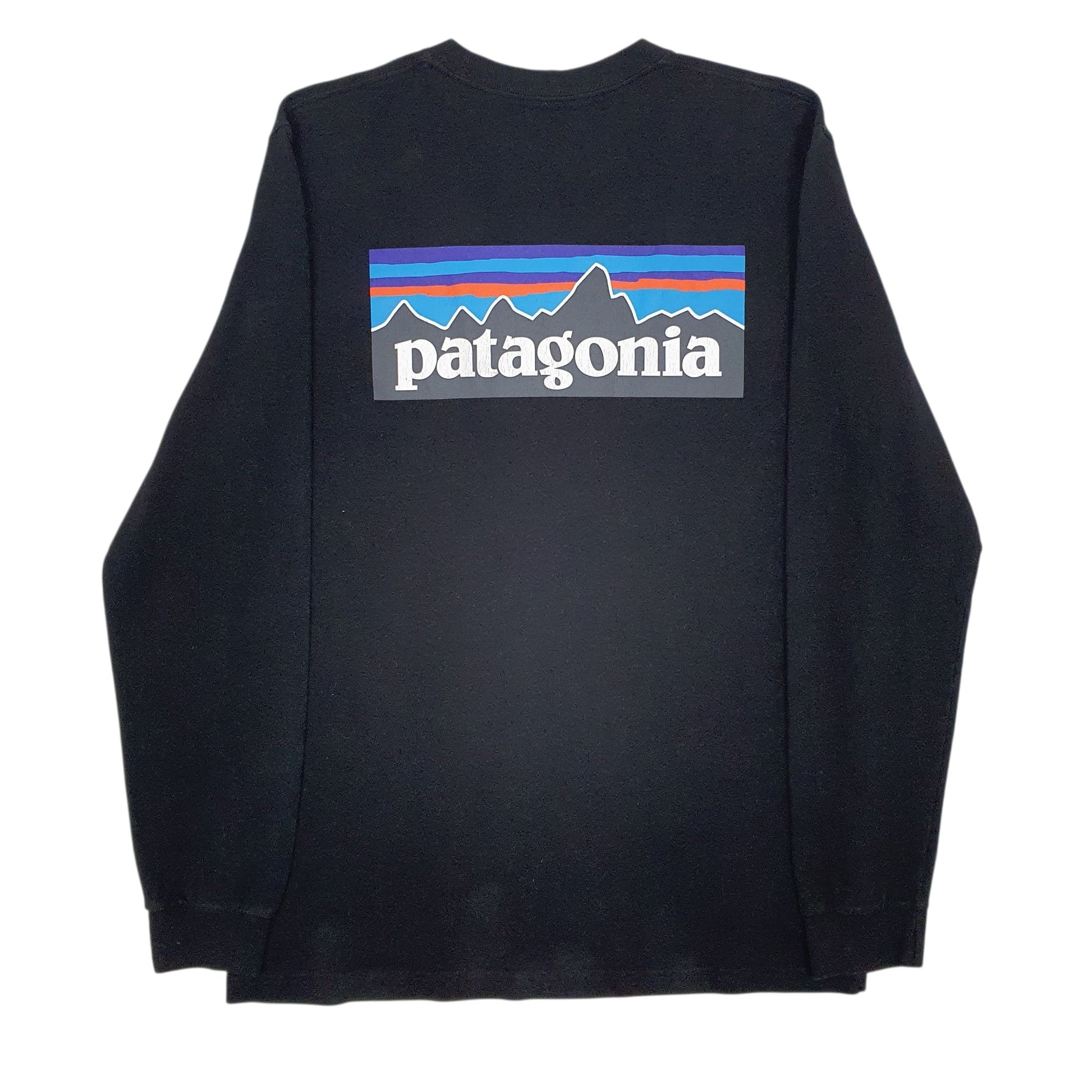 Mens Black Patagonia   T Shirt